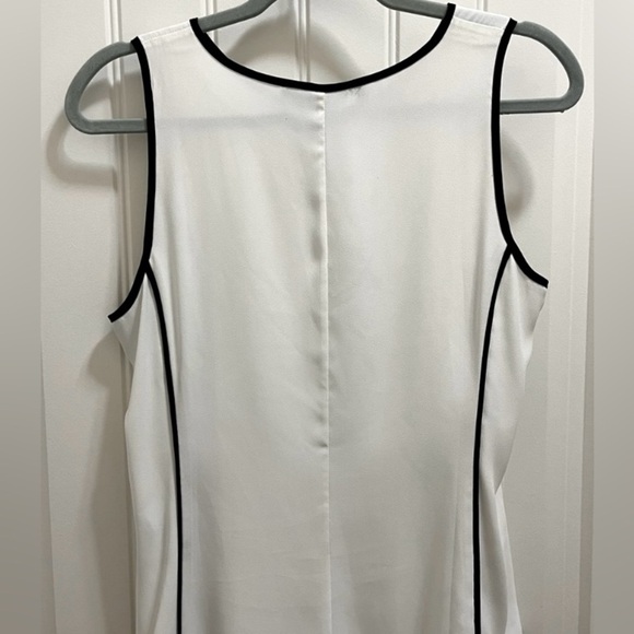 White House Black Market Keyhole Striped Blouse - Picture 2 of 3